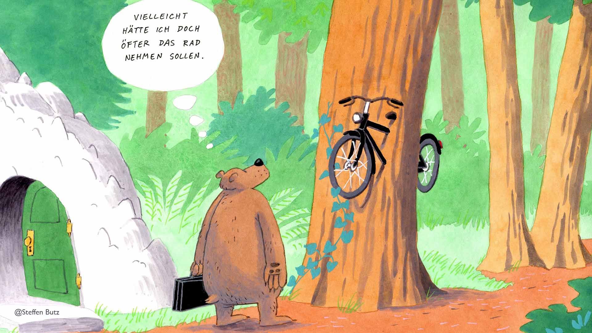 Steffen Butz, oefter das Rad